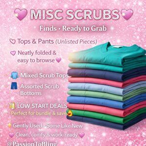 Unlisted Assorted Scrub Top & Bottoms